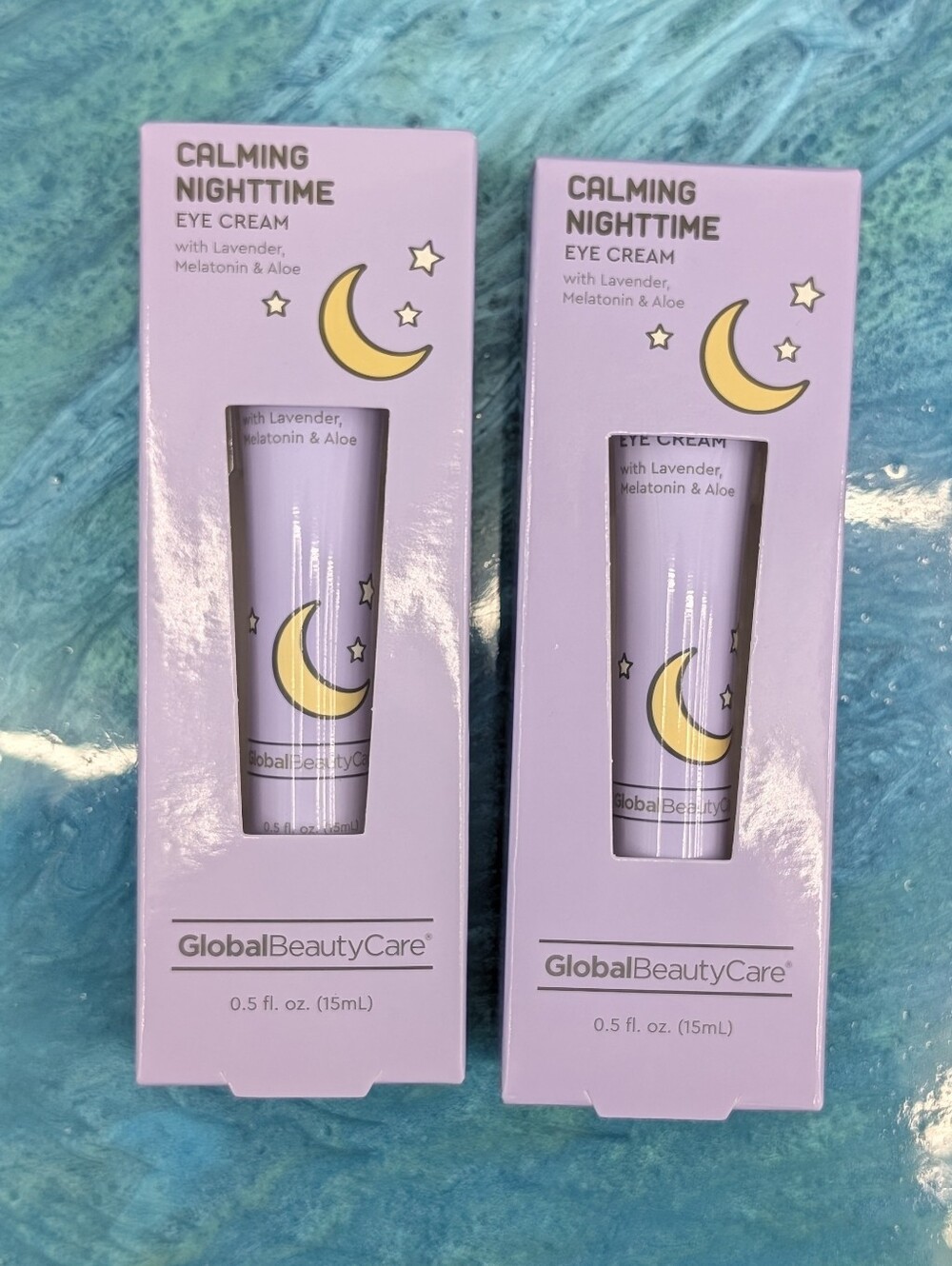 Global Beauty Care Calming Nighttime Eye Cream , Bundle Of 2, NEW